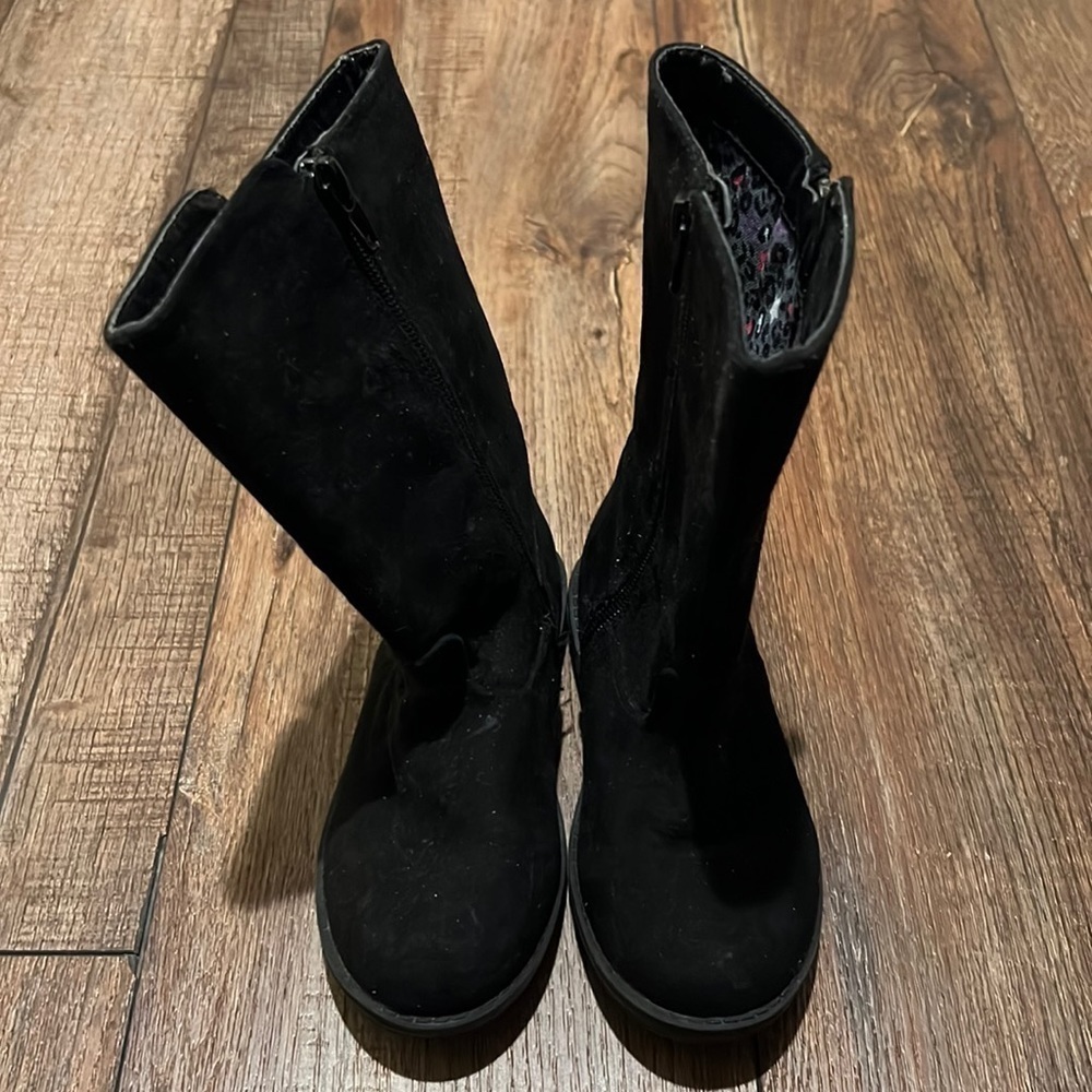 True Craft Toddler Girl Black Boots